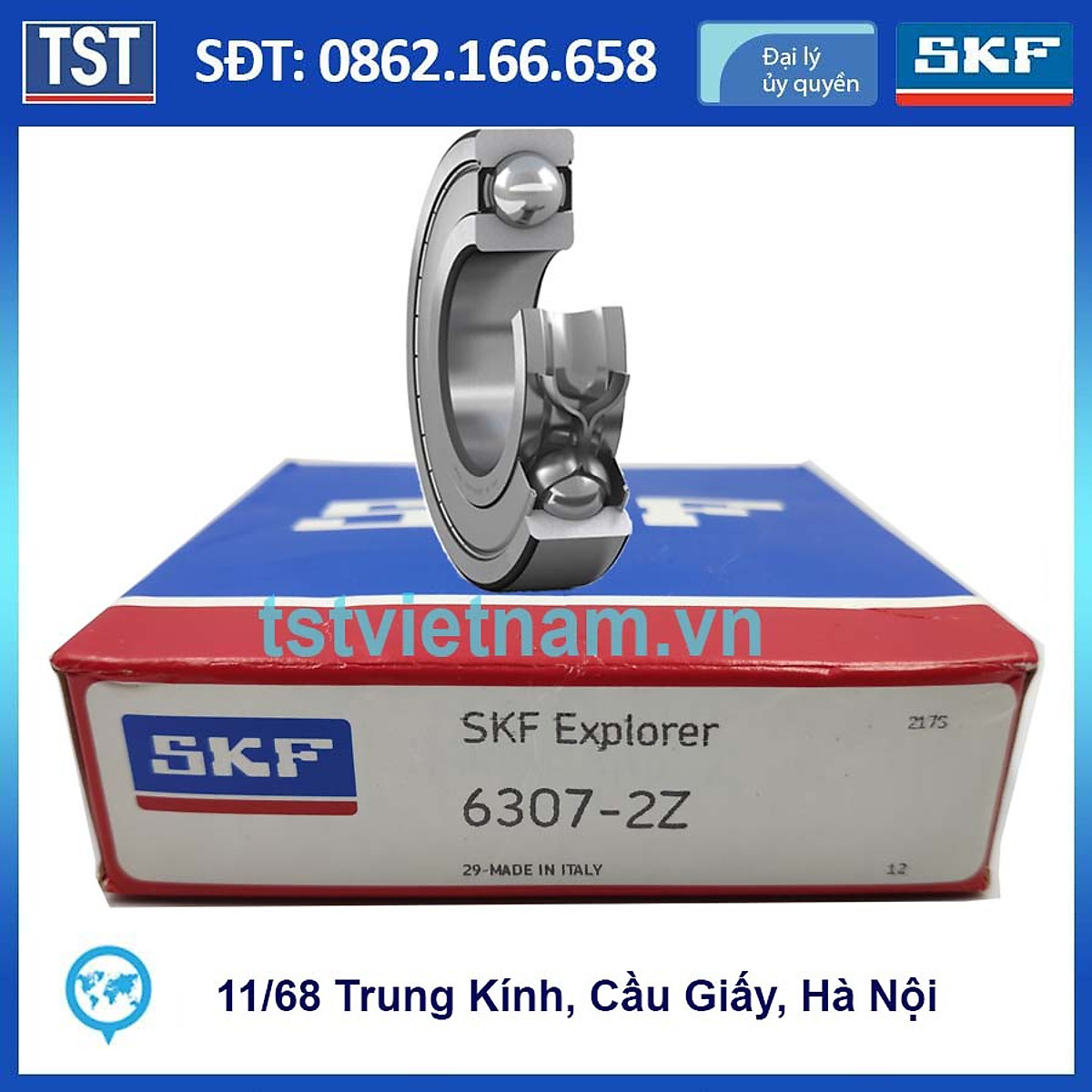 Vòng bi bạc đạn SKF 6307-2Z | Vòng bi TST Đại lý Toàn quốc | Tiki