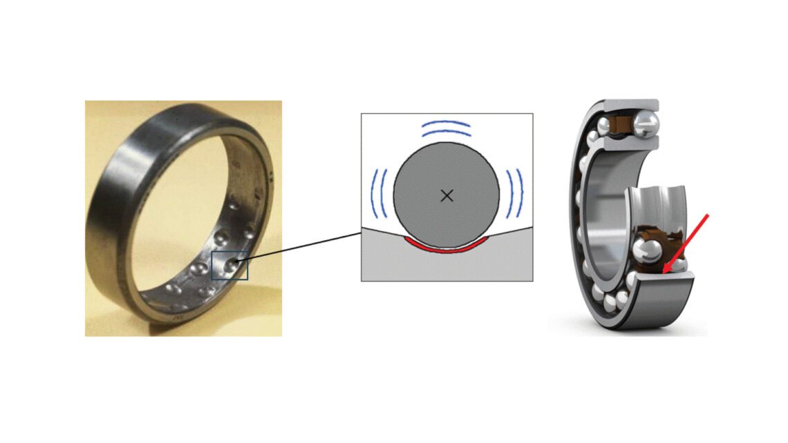 Fig. 11: False brinelling.Hình 11: Ngâm nước muối giả.