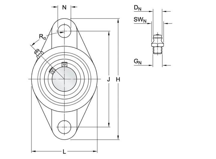 Ổ Bi SKF UCFL 205