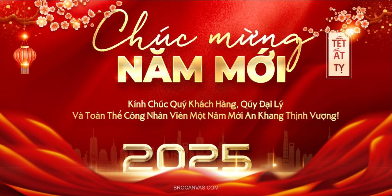 Chúc mừng năm mới 2025 Ất Tỵ